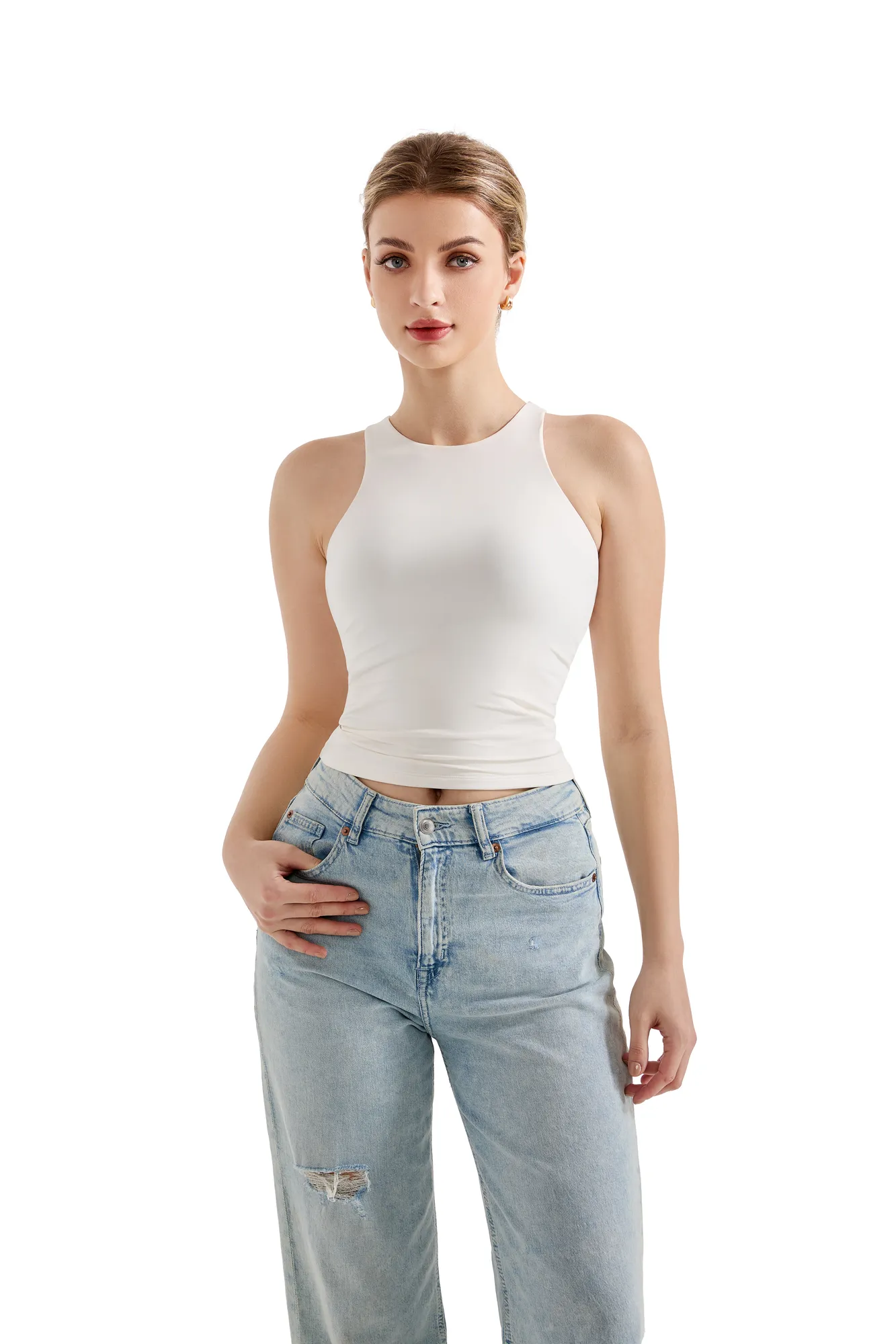 Buttery Soft Scoop Neck Tank Top - Image 19