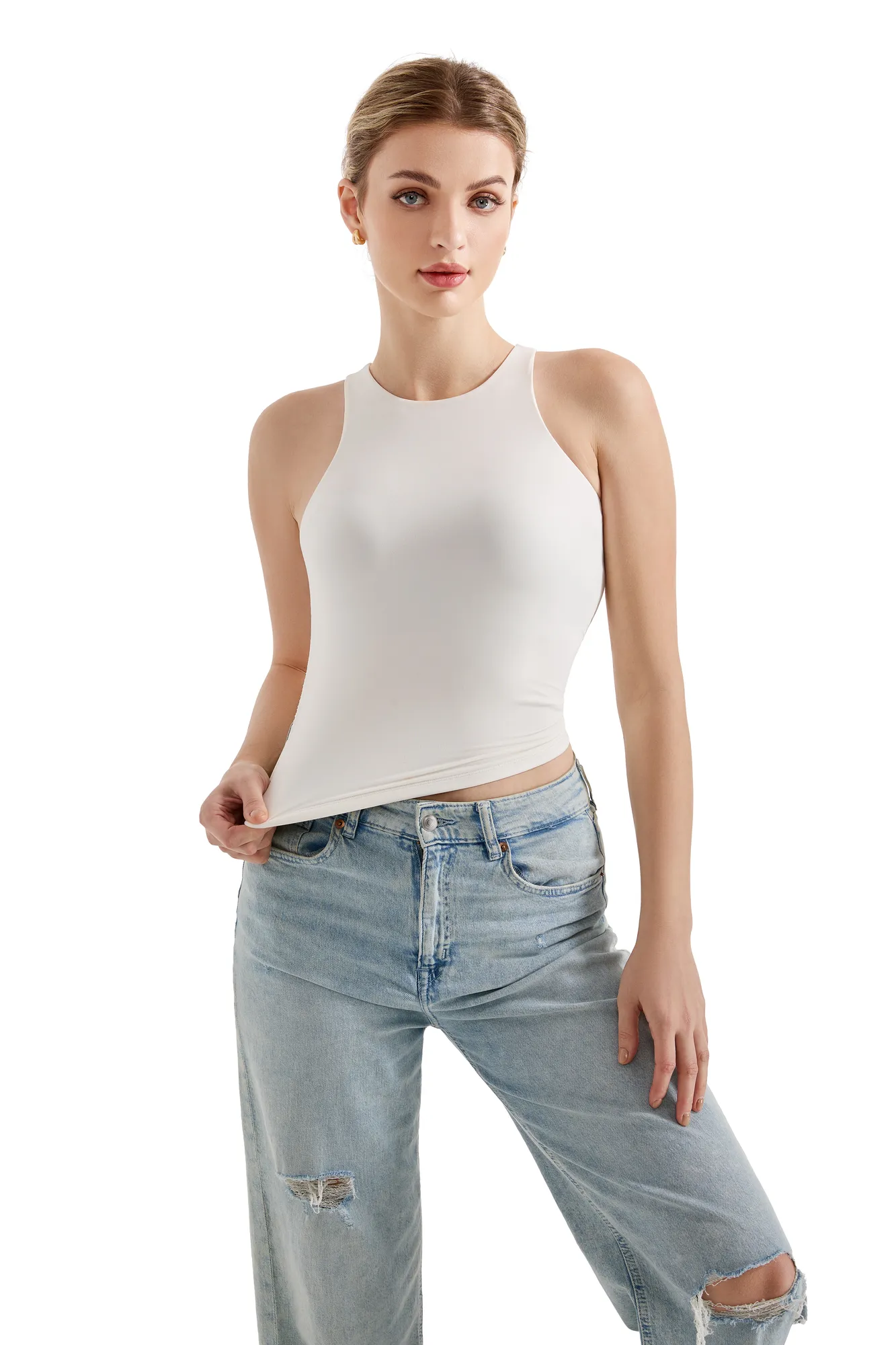 Buttery Soft Scoop Neck Tank Top - Image 21