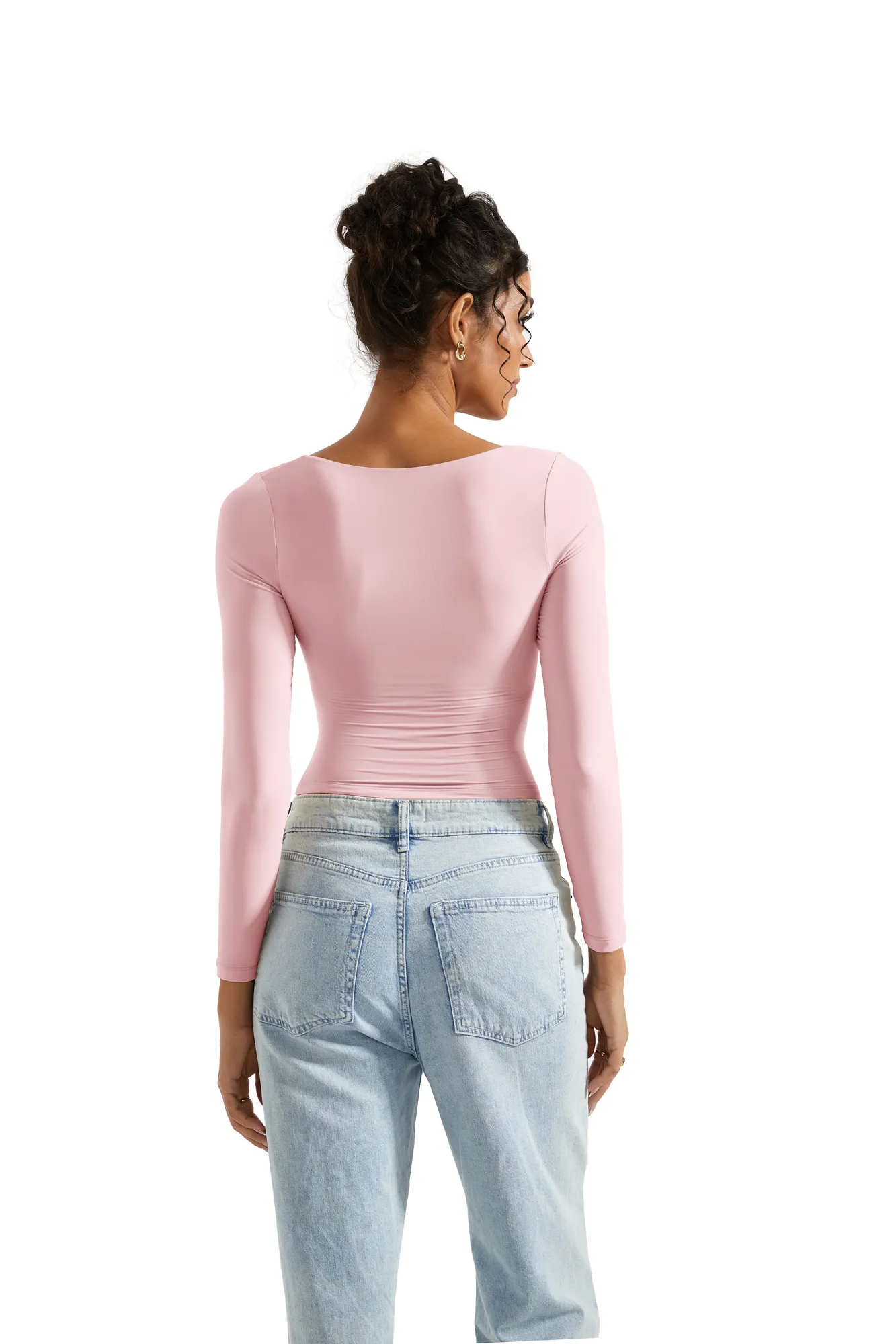 Buttery Soft Square Neck Shirt - Long Sleeve - Image 18