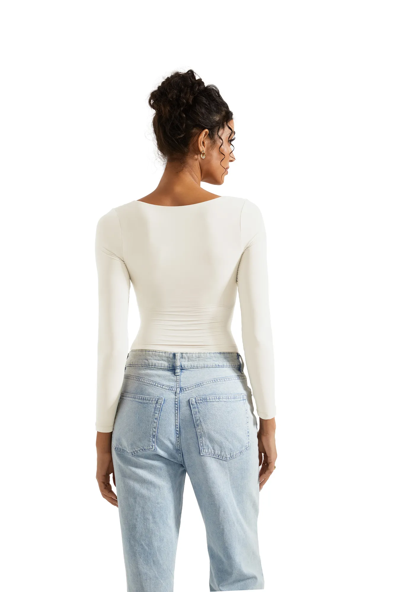 Buttery Soft Square Neck Shirt - Long Sleeve - Image 48