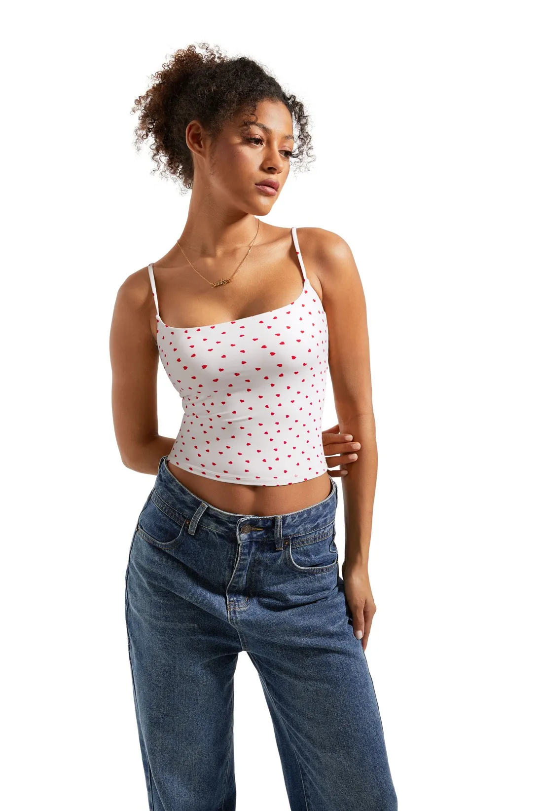 Printed Buttery Soft Cami Tank Top - Image 21