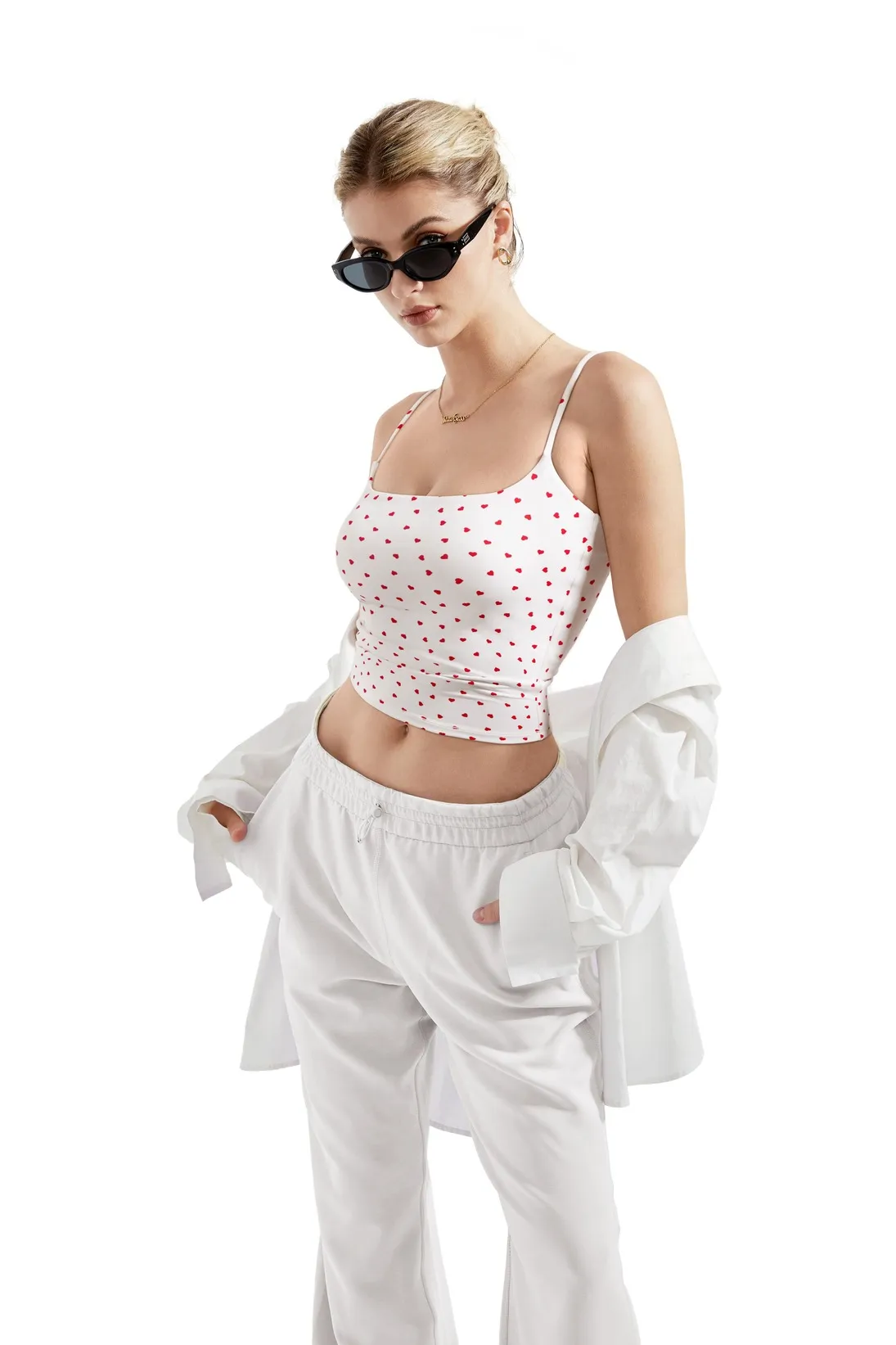 Printed Buttery Soft Cami Tank Top - Image 25