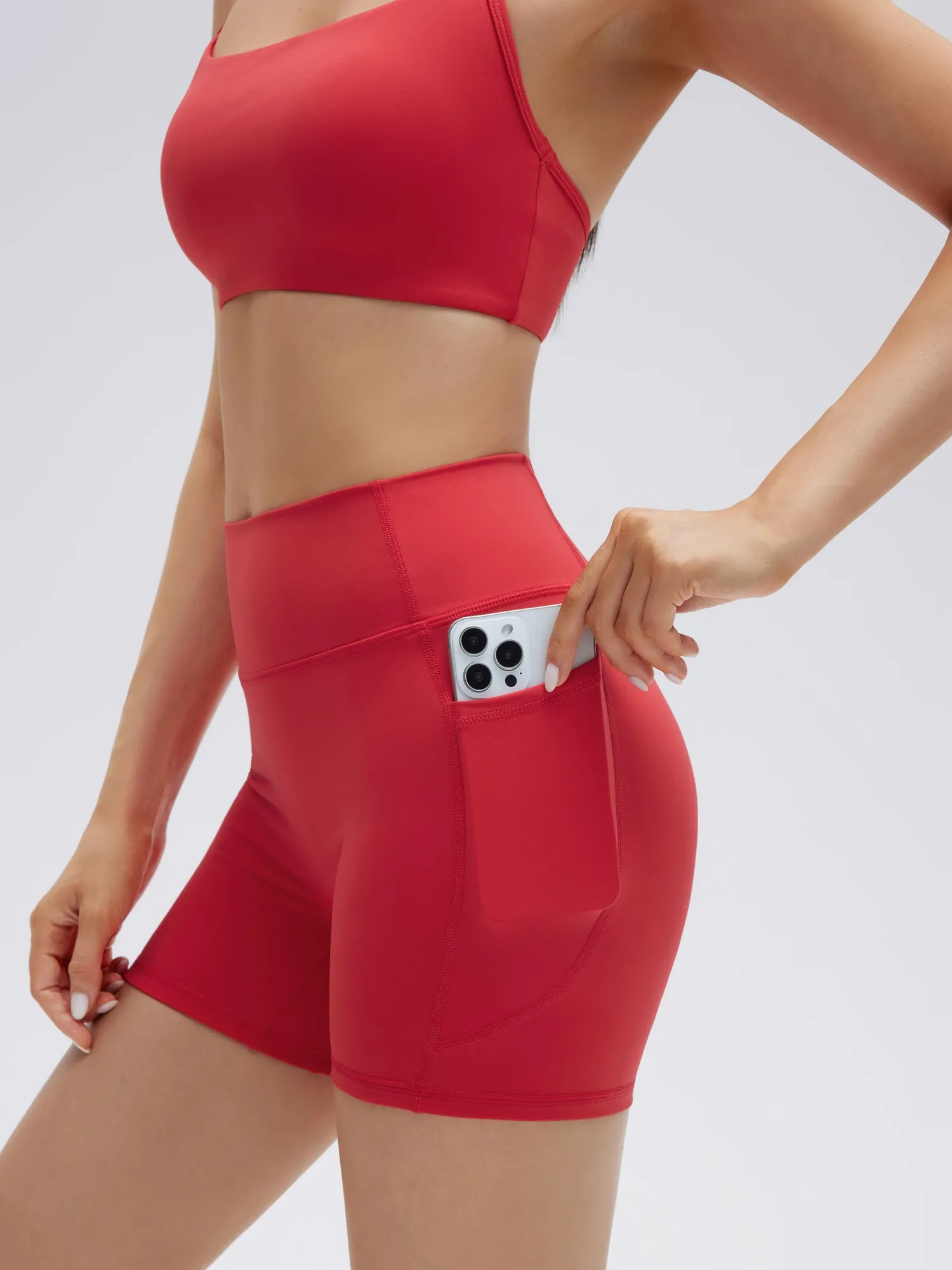 Halter Criss Cross Crop Tops 2 Piece Workout Sets - Image 51
