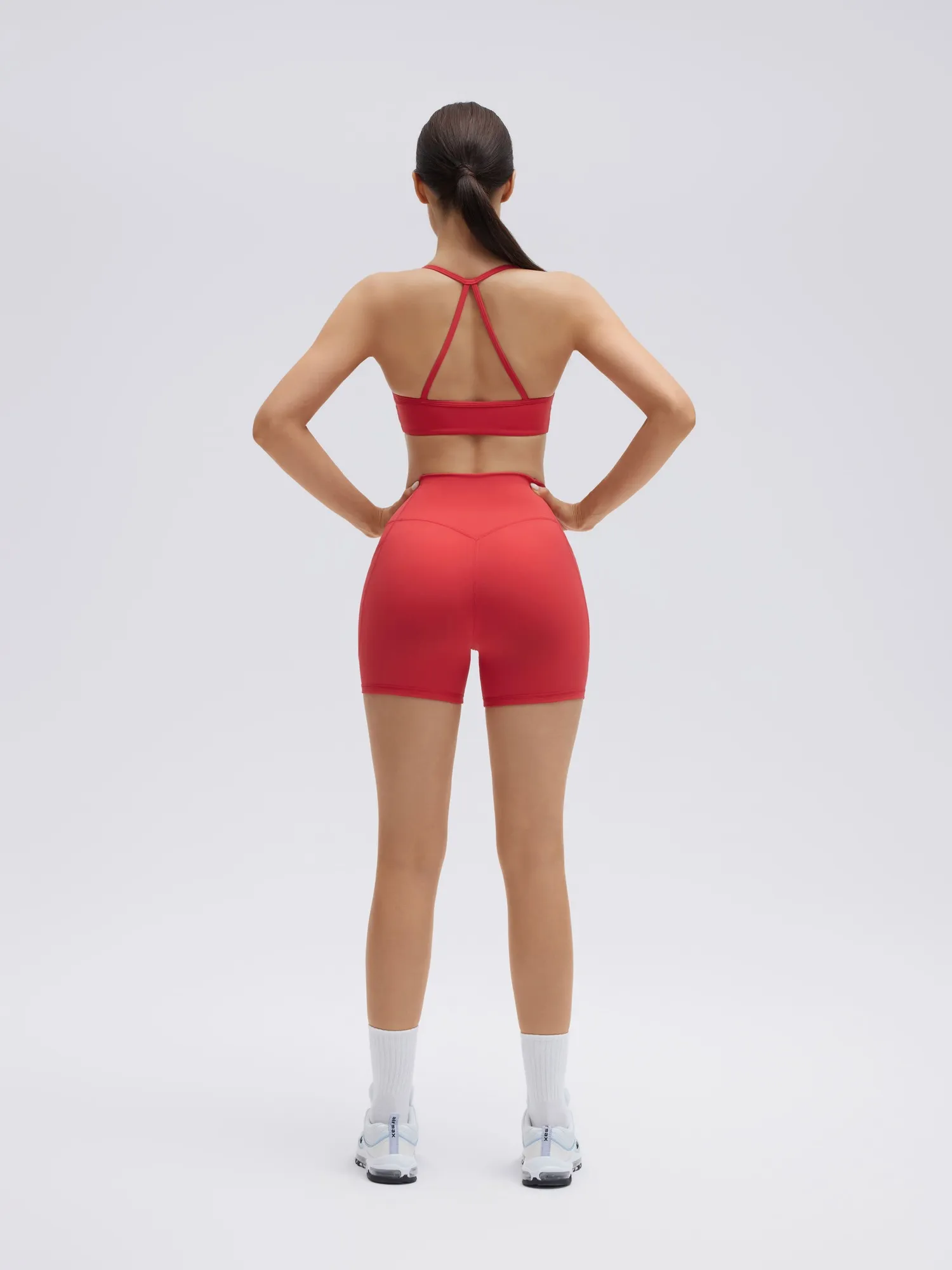 Halter Criss Cross Crop Tops 2 Piece Workout Sets - Image 54