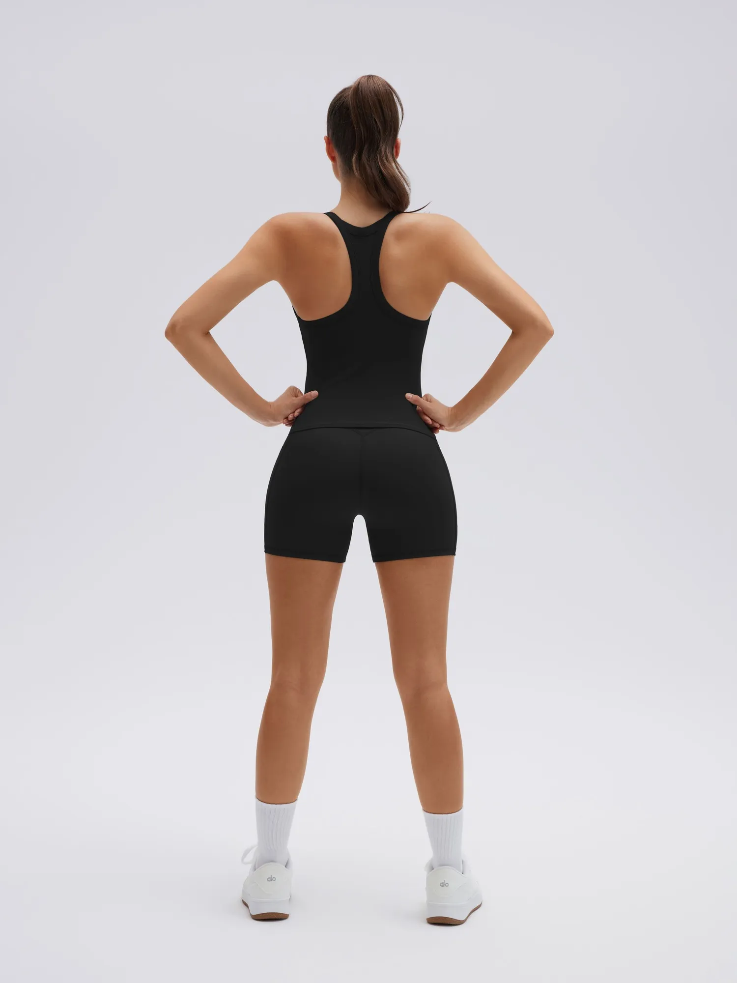 Padded Racerback Criss cross back top 2 Piece Workout Sets - Image 13