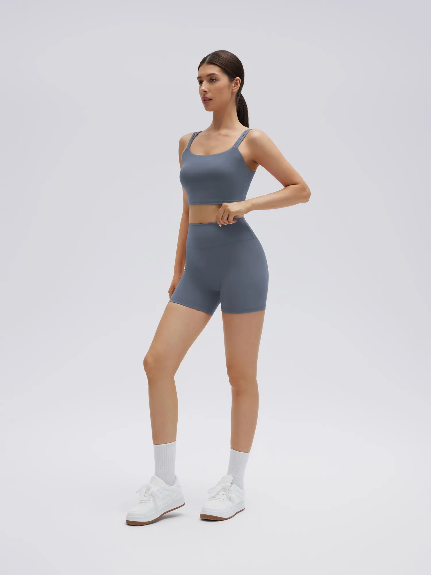 Twist Back Cami Workout Set - Image 16
