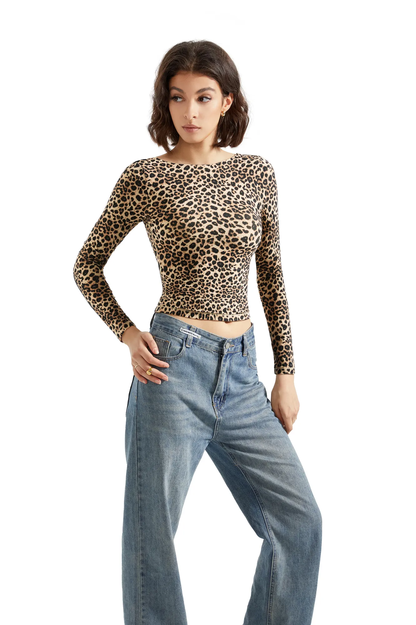 Buttery Soft Open Back Shirt - Long Sleeve - Image 68