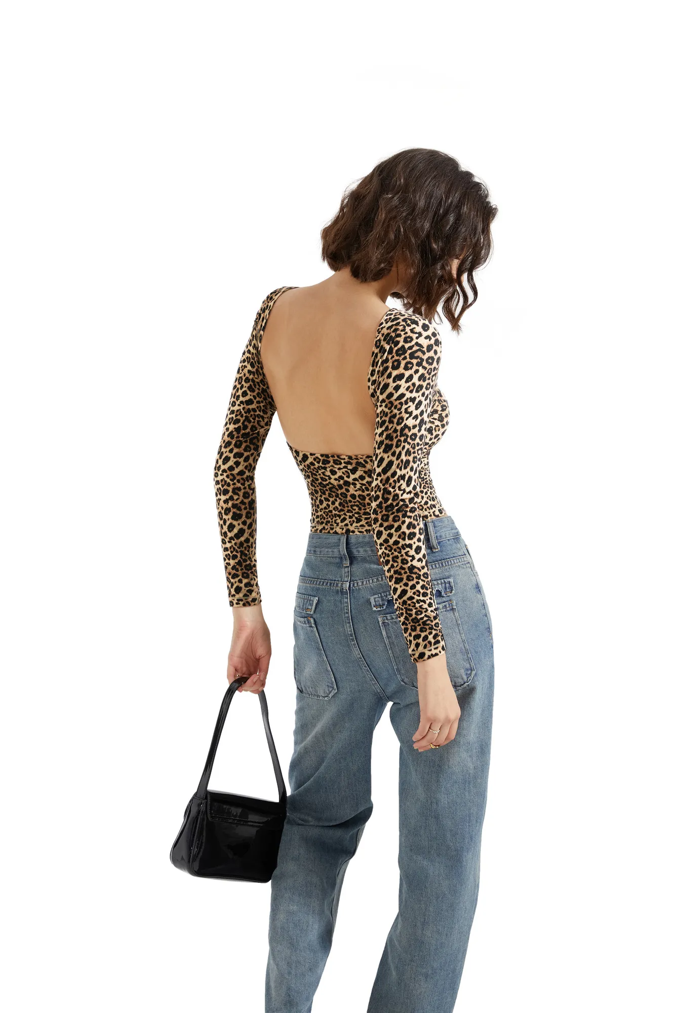 Buttery Soft Open Back Shirt - Long Sleeve - Image 71